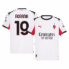 FOFANA 19 AC Milan Away Auténtica camiseta de fútbol 2025 26 Front
