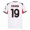 FOFANA 19 AC Milan Away Auténtica camiseta de fútbol 2025 26 Lado izquierdo
