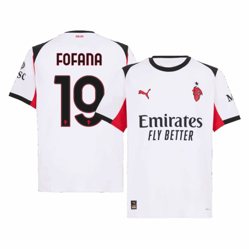 FOFANA 19 AC Milan Away Soccer Jersey 2025 26 Front