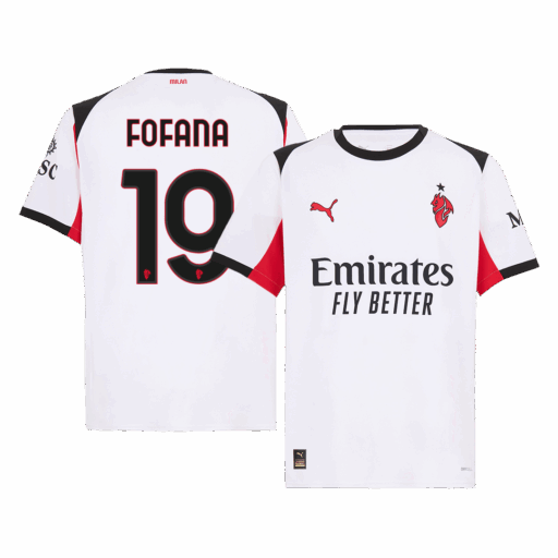 FOFANA 19 AC Milan Away Soccer Jersey 2025 26 Front