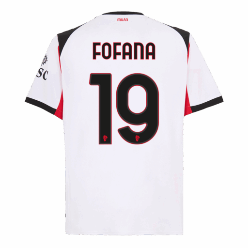 FOFANA 19 AC Milan Away Soccer Jersey 2025 26 Left-Side