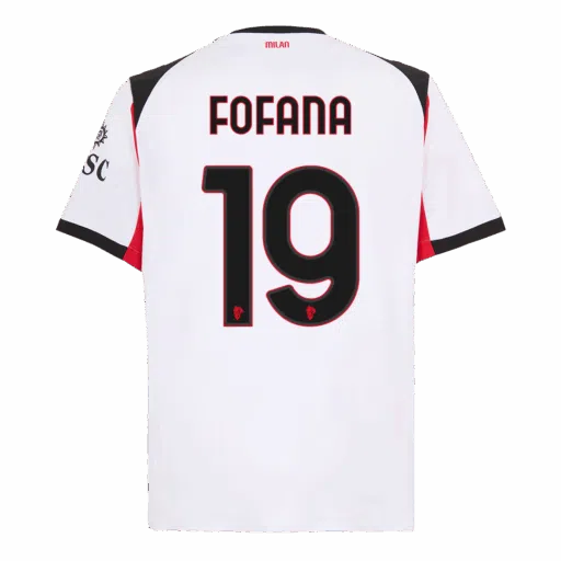 FOFANA 19 AC Milan Away Soccer Jersey 2025 26 Left-Side