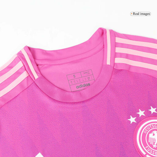 Camiseta de fútbol visitante de Alemania Collar EURO 2024