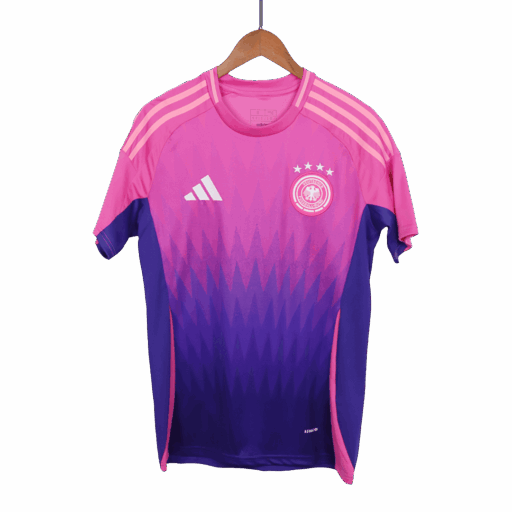 Camiseta de fútbol visitante de Alemania EURO 2024 Lado izquierdo