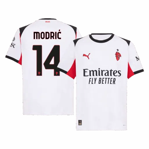 MODRIĆ 14 AC Milan Away Soccer Jersey 2025 26 Front