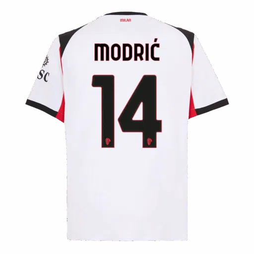 MODRIĆ 14 AC Milan Away Soccer Jersey 2025 26 Left-Side