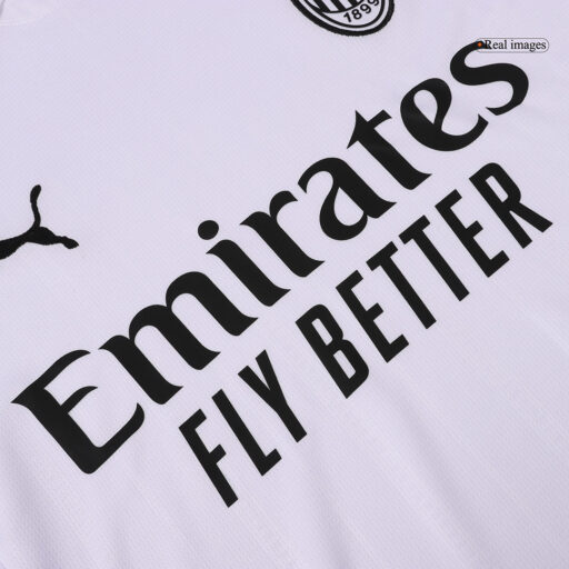 RAFA LEÃO 10 AC Milan Away Soccer Jersey Collar