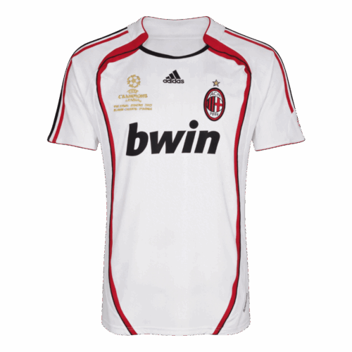 Retro Soccer Jersey AC Milan Away 2006 07 UCL Front
