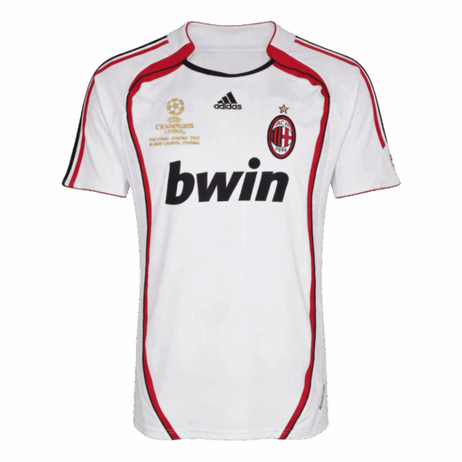 Retro Soccer Jersey AC Milan Away 2006 07 UCL Front