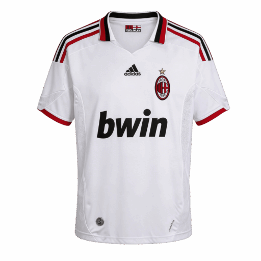 Maillot Retro Soccer AC Milan Extérieur 2009 10 Avant