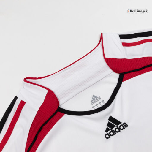 Maillot Retro Soccer AC Milan Extérieur Manches Longues 2006 07 Retour