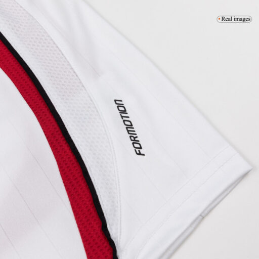 Maillot Retro Soccer AC Milan Extérieur Manches Longues 2006 07 Détail-1