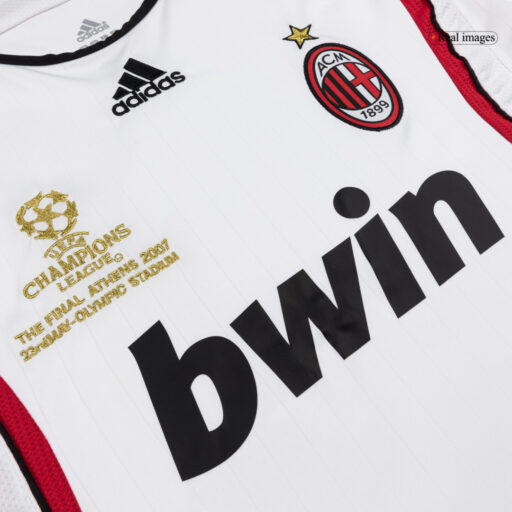Maillot Retro Soccer AC Milan Extérieur Manches Longues 2006 07 Manches