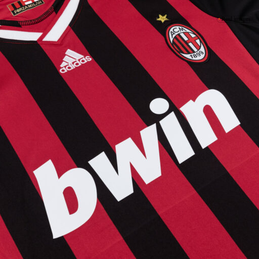 Maillot Retro Soccer AC Milan Accueil 2009 10 Collier