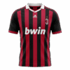 Maillot Retro Soccer AC Milan Accueil 2009 10 Front