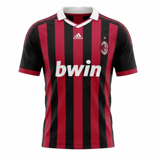 Retro Soccer Jersey AC Milan Home 2009 10 Front