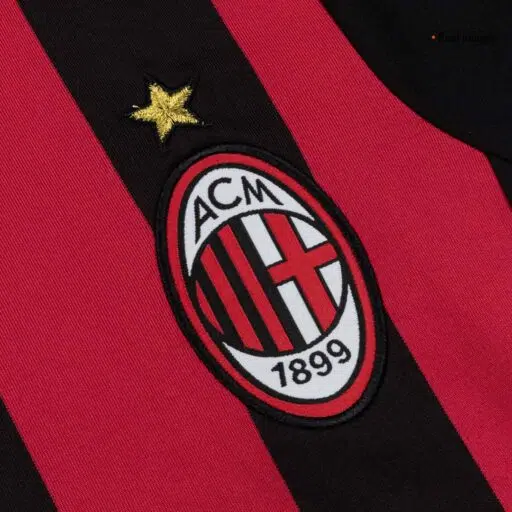 Retro Soccer Jersey AC Milan Home 2009 10 Right-Side
