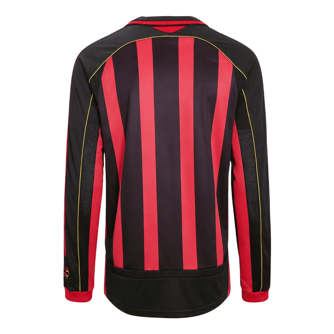 Retro Soccer Jersey AC Milan Home Long Sleeve 2006/07 - SoccerKit