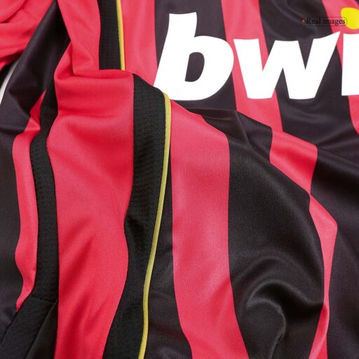 Retro Soccer Jersey AC Milan Home Long Sleeve 2006 07 Sleeve