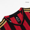 Retro Soccer Jersey AC Milan Home Long Sleeve 2013 14 Back