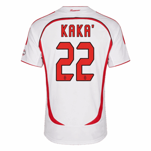 Retro Soccer Jersey KAKA 22 AC Milan Away 2006 07 UCL Front