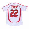 Retro Soccer Jersey KAKA 22 AC Milan Away 2006 07 UCL Left-Side