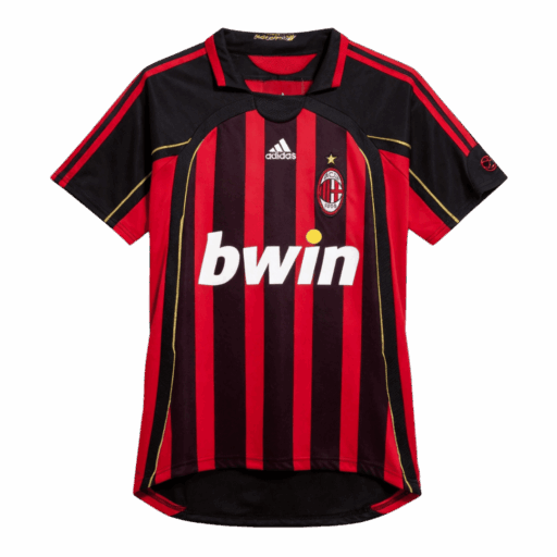Retro Soccer Jersey KAKA 22 AC Milan Home 2006 07 Back