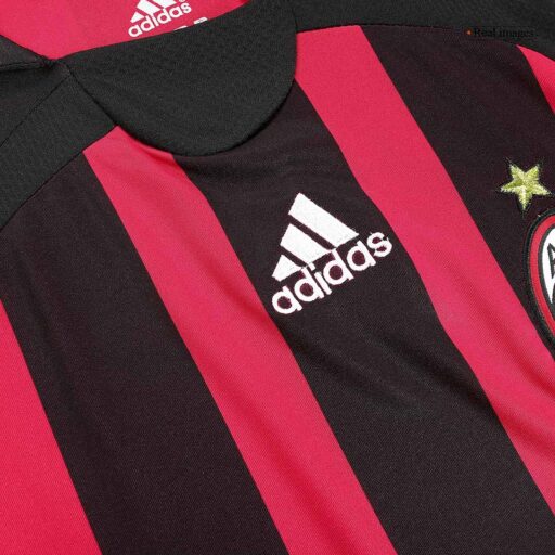 Retro Soccer Jersey KAKA 22 AC Milan Home 2006 07 Detail-3
