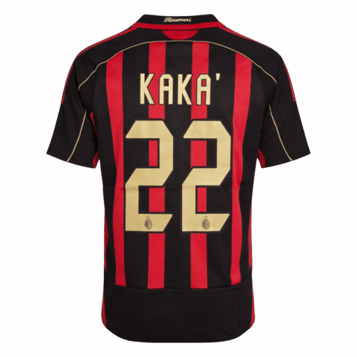 Retro Soccer Jersey KAKA 22 AC Milan Home 2006 07 Front