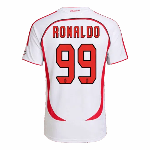 Retro Soccer Jersey RONALDO #99 AC Milan Away 2006/07 - UCL