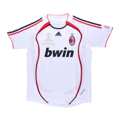 Maillot Retro Soccer RONALDO 99 AC Milan Extérieur 2006 07 UCL Droit