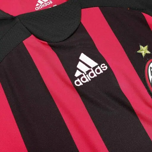 Retro Soccer Jersey RONALDO 99 AC Milan Home 2006 07 Detail-4