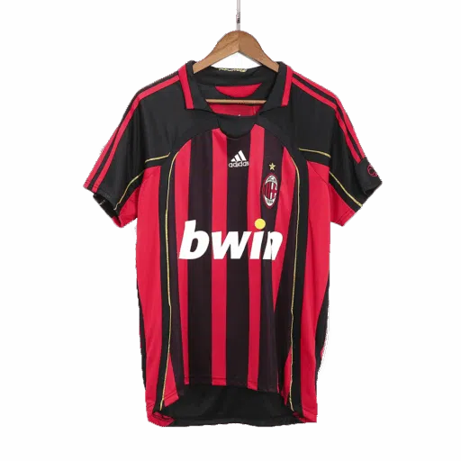 Retro Soccer Jersey RONALDO 99 AC Milan Home 2006 07 Right-Side