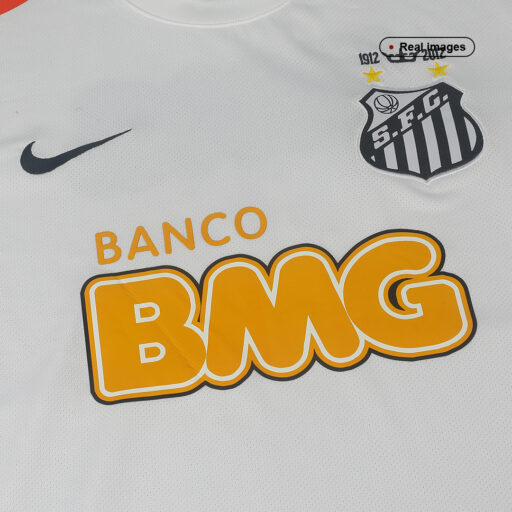 Camiseta de fútbol vintage Santos FC Home 2011 12 Insignia Gogoalshop