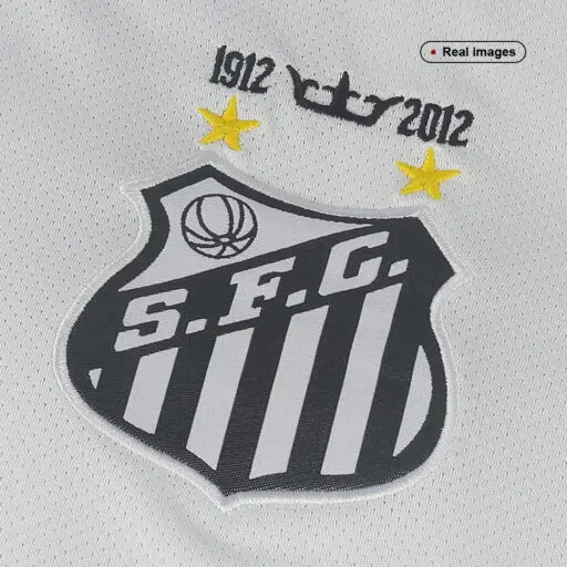 Vintage Soccer Jersey Santos FC Home 2011 12 Gogoalshop Collar
