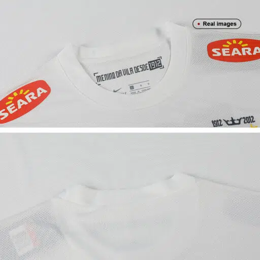 Vintage Soccer Jersey Santos FC Home 2011 12 Gogoalshop Detail-1