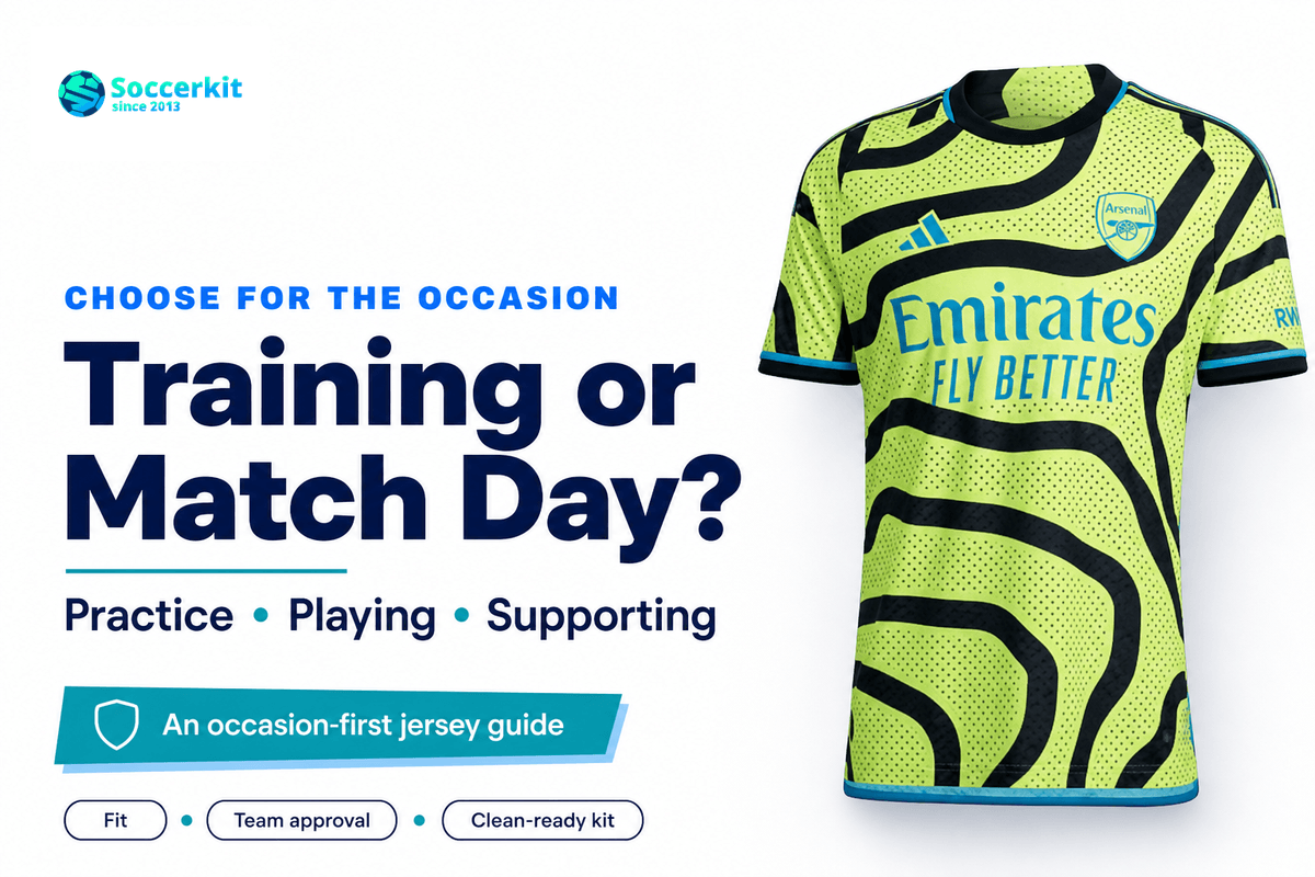 Soccer Training Jersey vs Match Day Jersey?